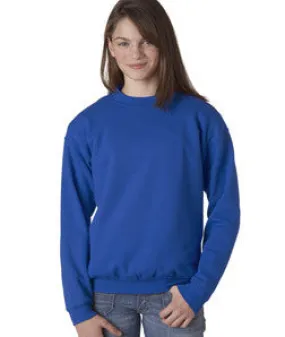 18000B Gildan Youth Heavy BlendCrew Neck Sweatshirt Royal