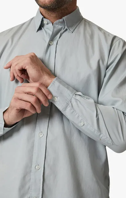 34 Heritage Luxe Twill Shirt Pearl Blue