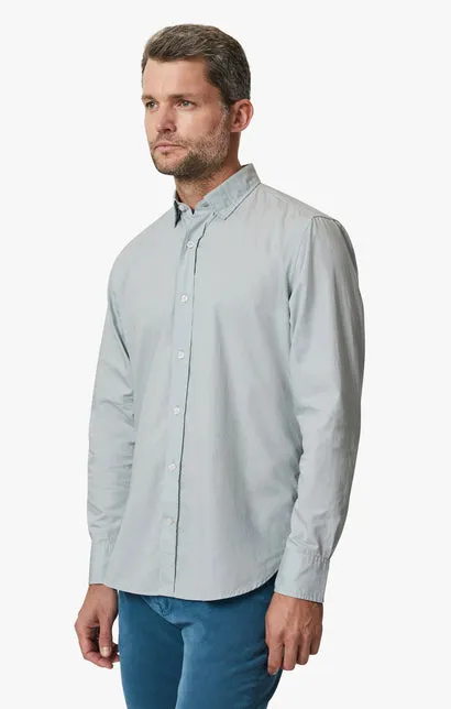 34 Heritage Luxe Twill Shirt Pearl Blue