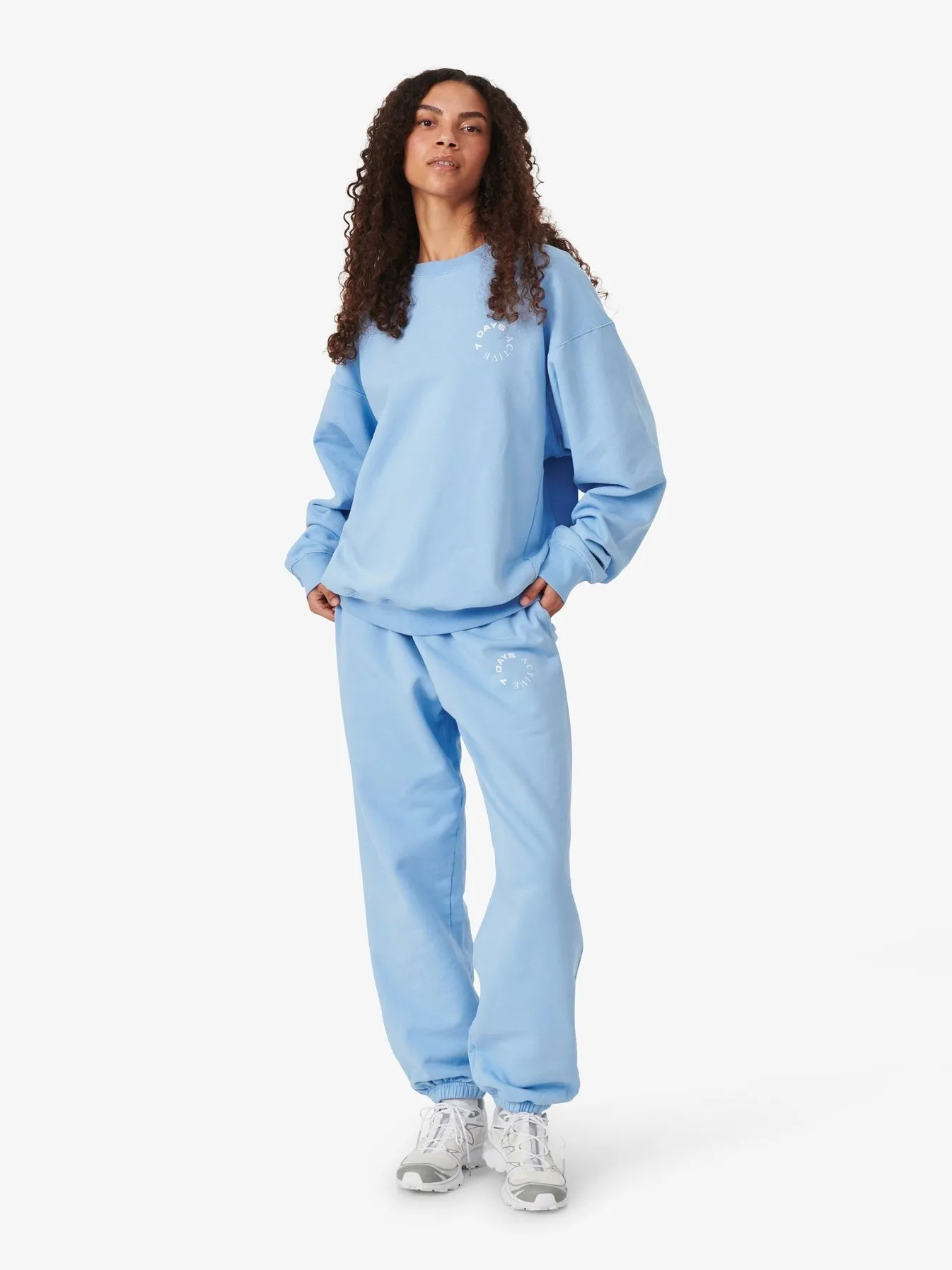 7 Days Active Pale Blue Joggers