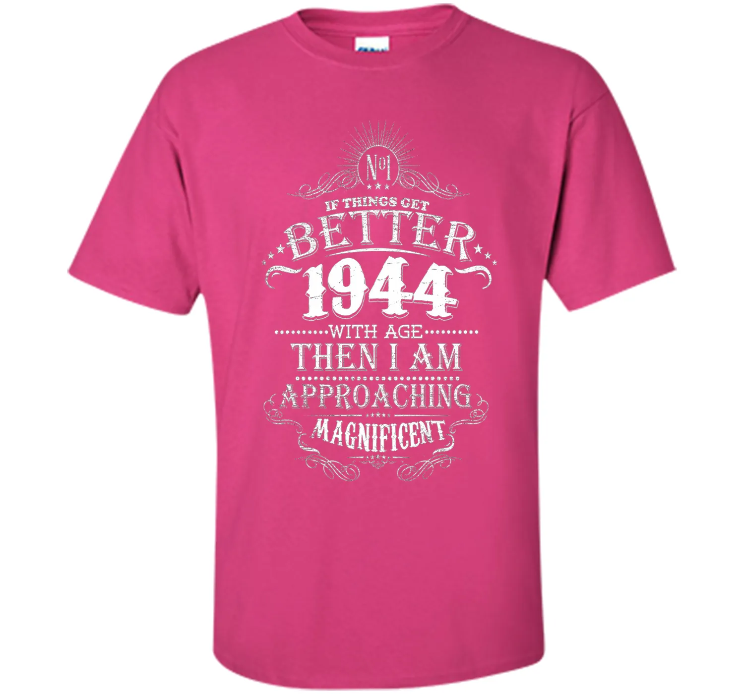 72th Birthday 1945 Vintage Awesome T-Shirt Gift 72 Years Old