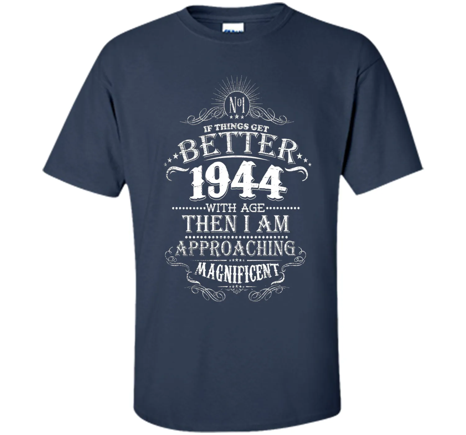 72th Birthday 1945 Vintage Awesome T-Shirt Gift 72 Years Old