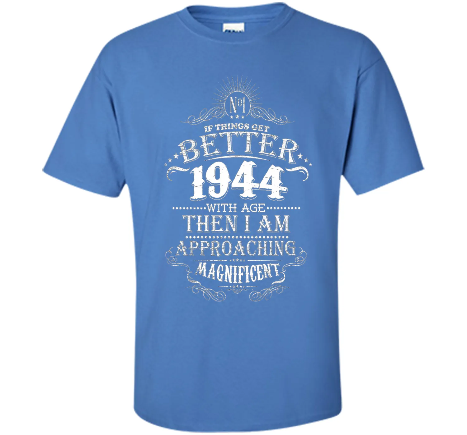 72th Birthday 1945 Vintage Awesome T-Shirt Gift 72 Years Old