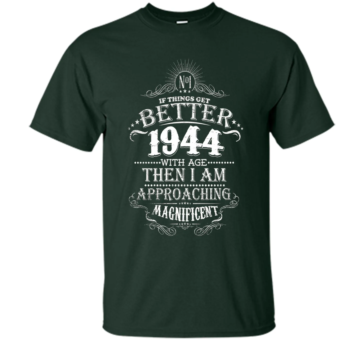 72th Birthday 1945 Vintage Awesome T-Shirt Gift 72 Years Old
