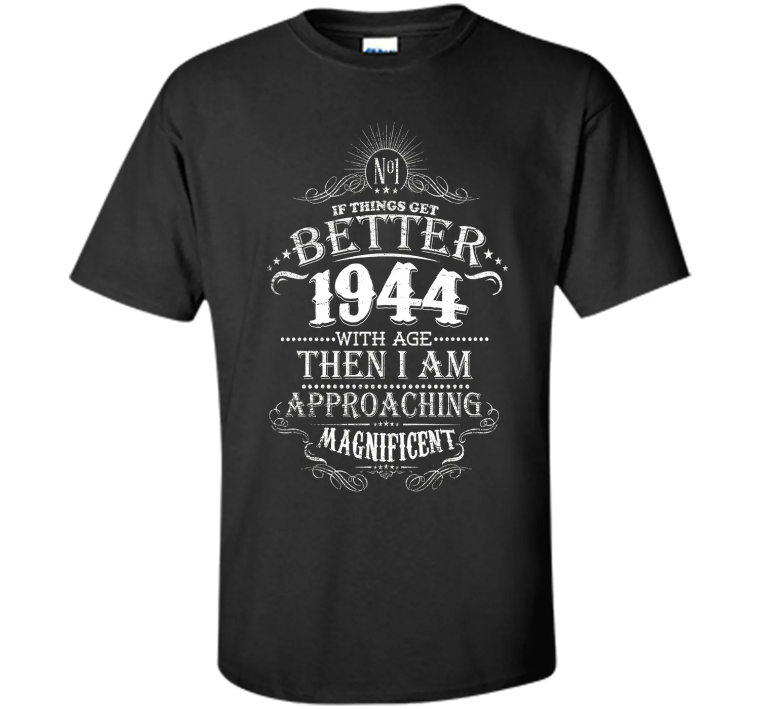 72th Birthday 1945 Vintage Awesome T-Shirt Gift 72 Years Old