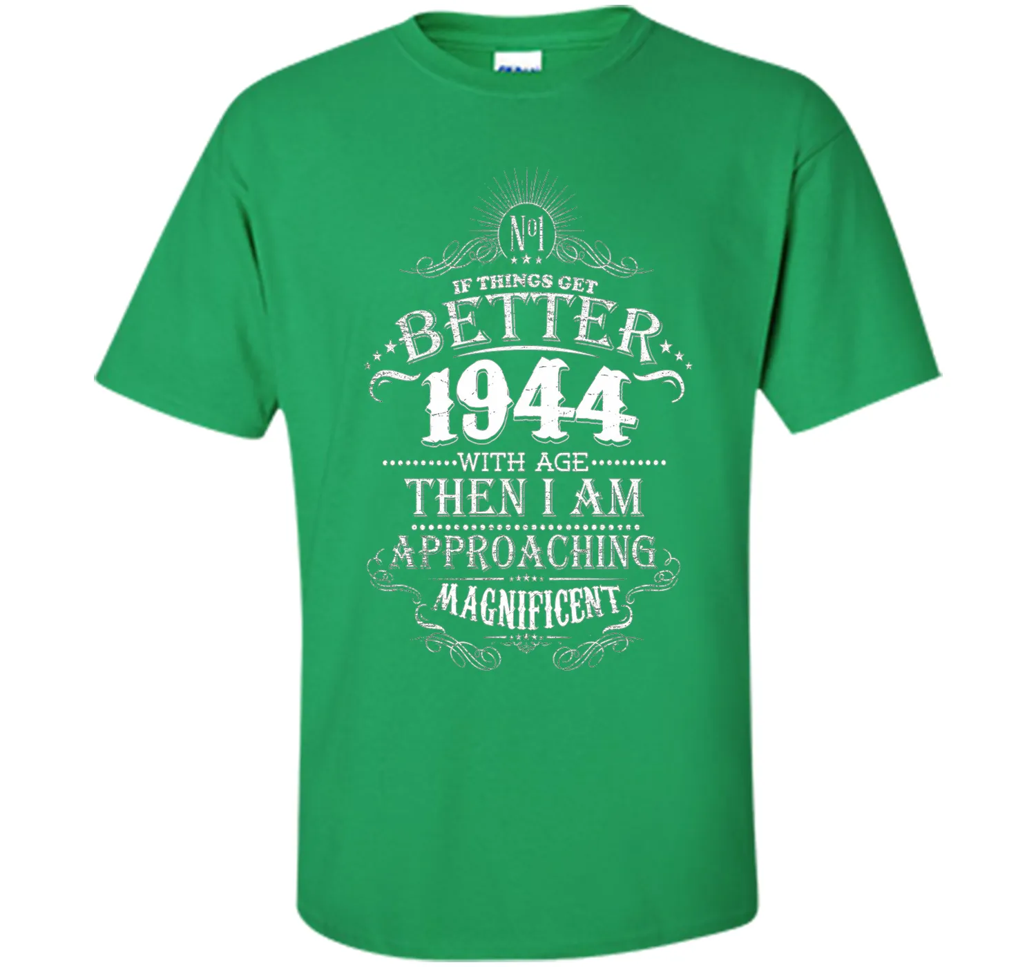 72th Birthday 1945 Vintage Awesome T-Shirt Gift 72 Years Old