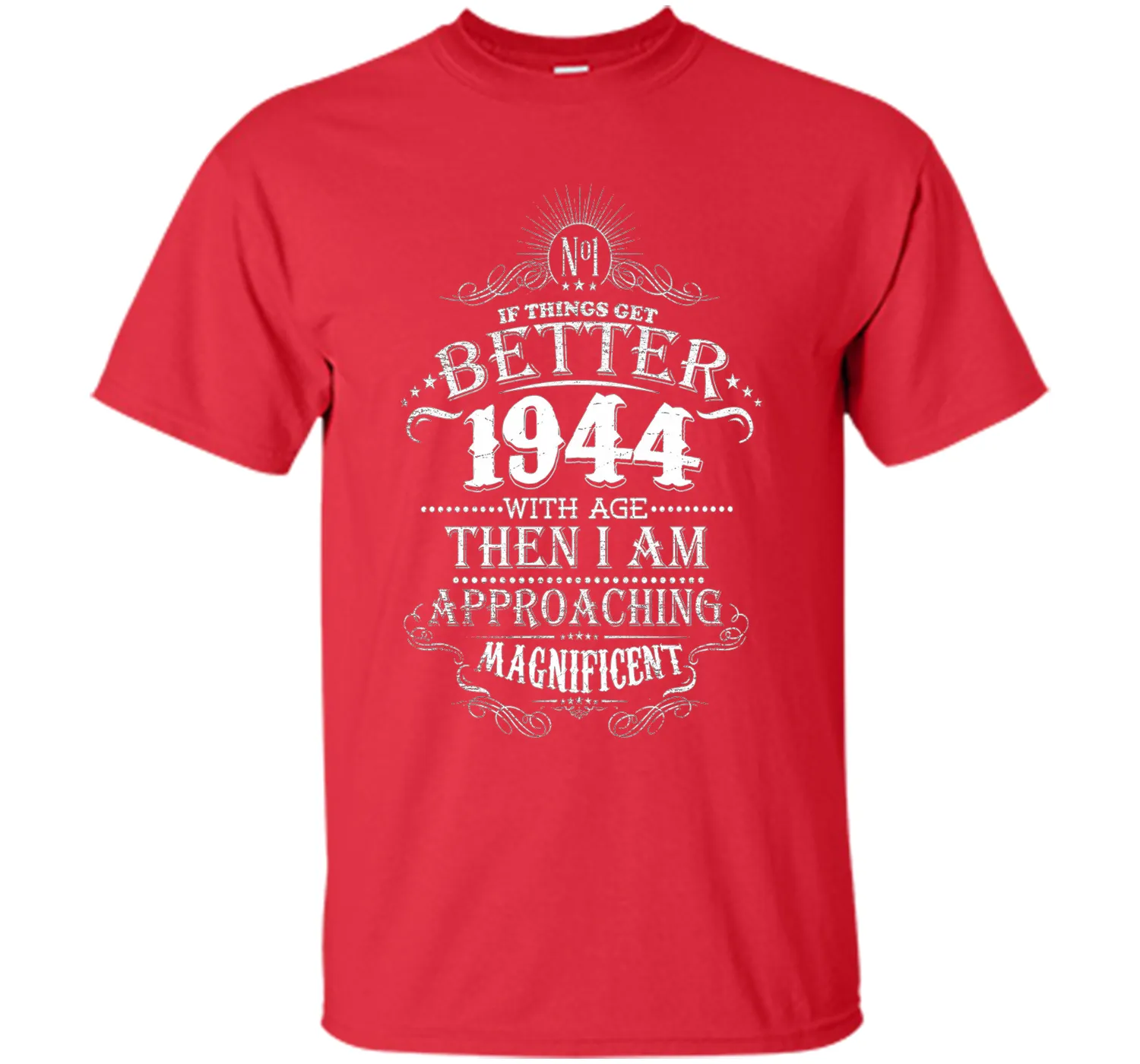 72th Birthday 1945 Vintage Awesome T-Shirt Gift 72 Years Old