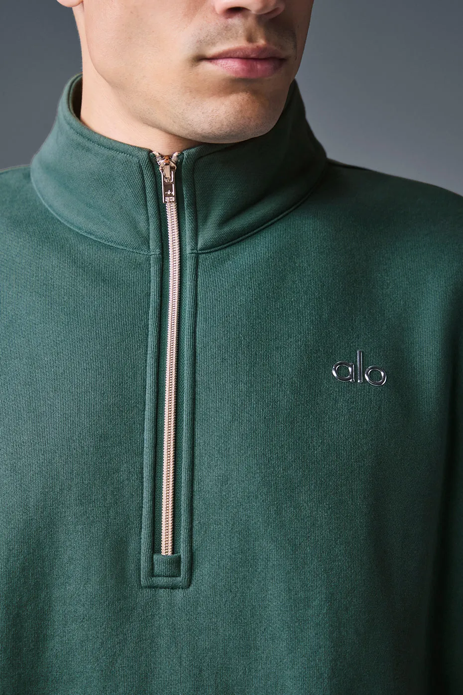Accolade 1/4 Zip Pullover - Winter Ivy