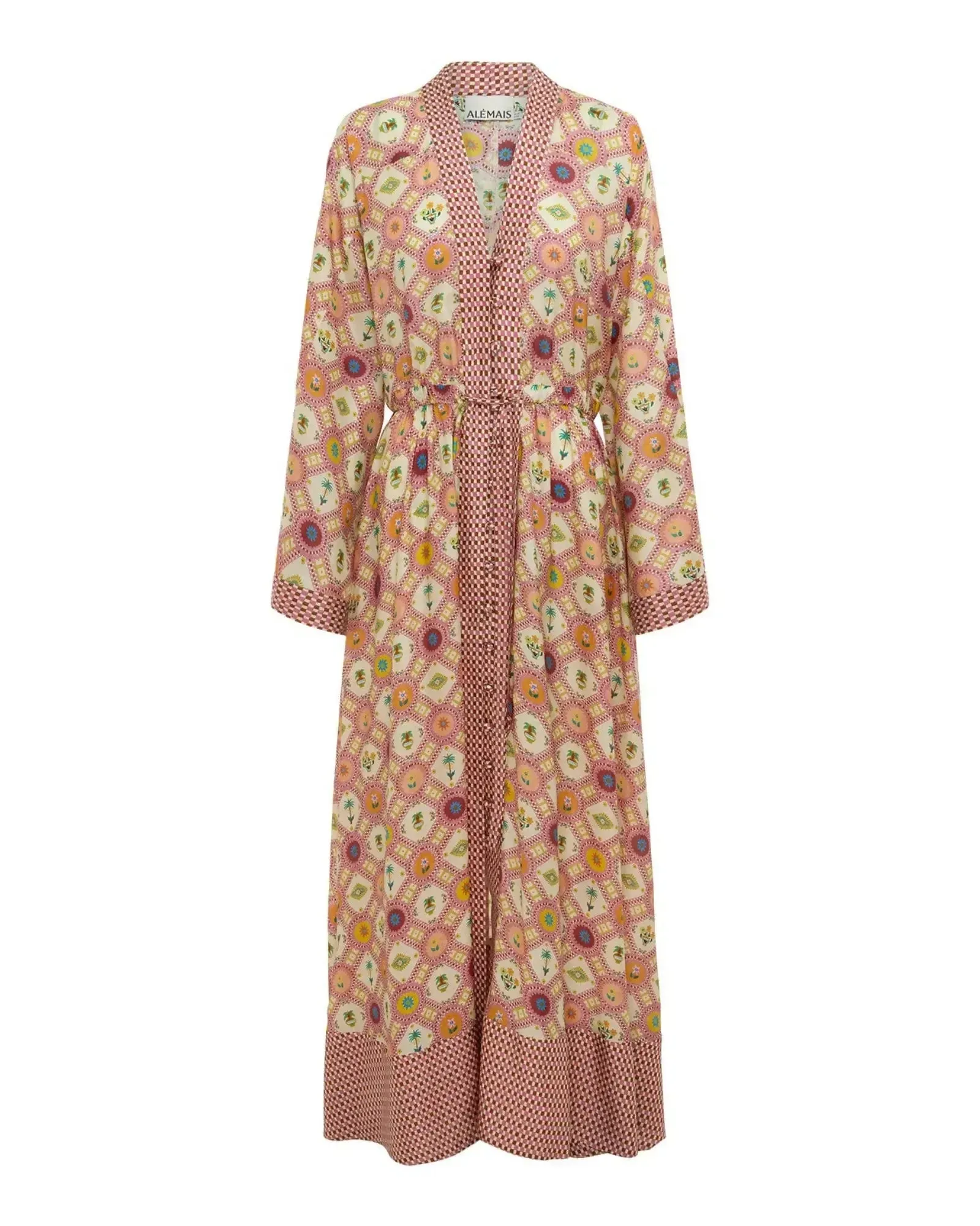 Alemais The Omen Shirtdress Print Size AU 8