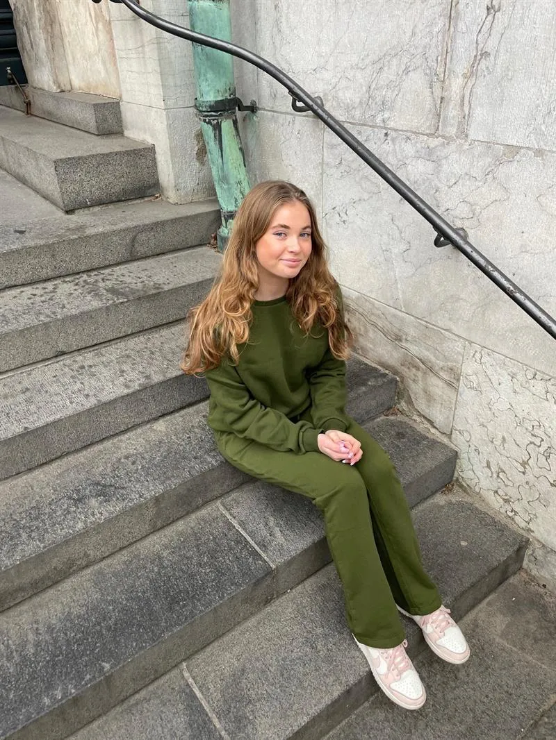 Anna Olympia sweatshirt - Kaki