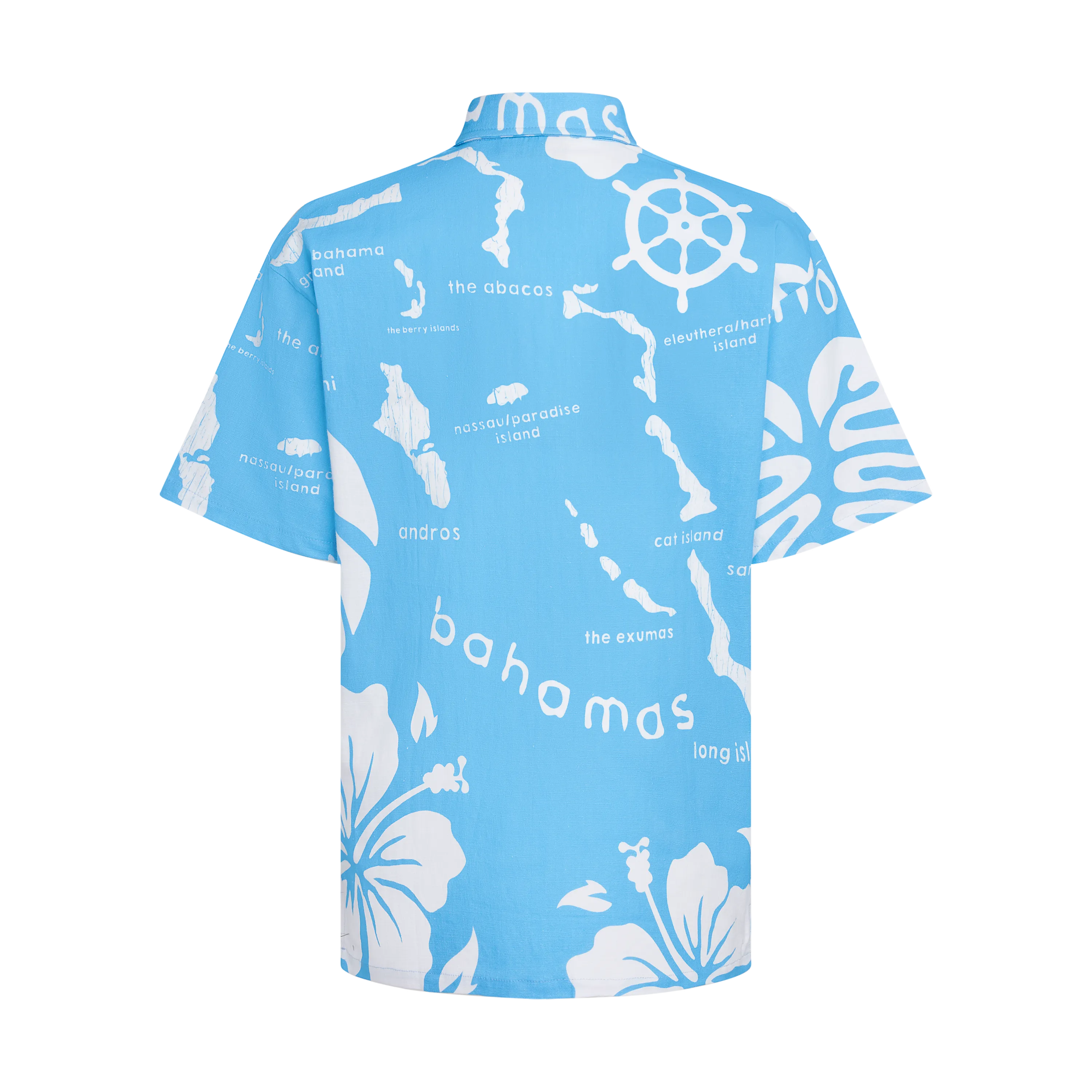 ARCHIPELAGO LINEN SHIRT-AQUA