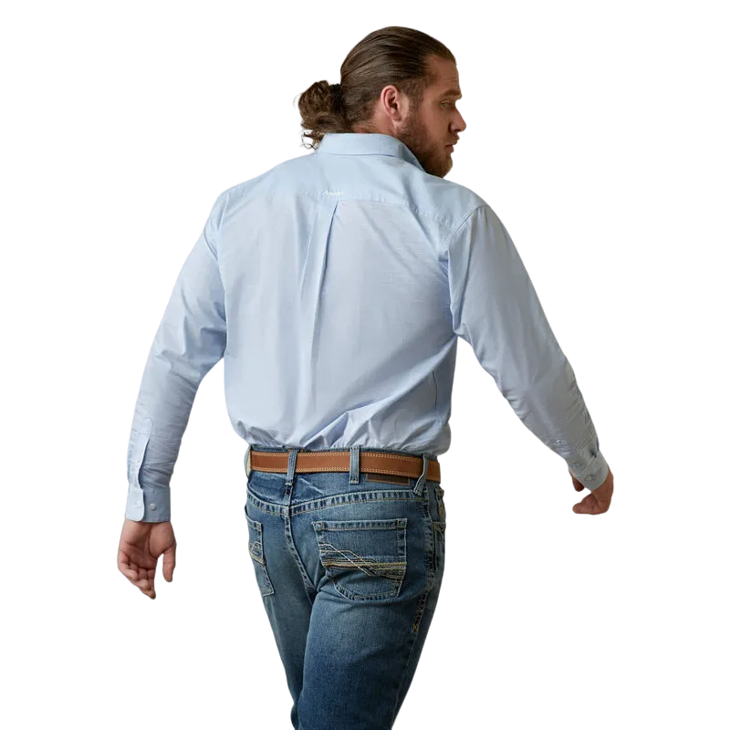 Ariat Men's Solid Slub Classic Fit Shirt
