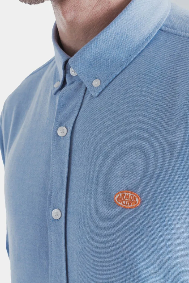 Armor Lux ML Oxford Shirt (Blue Sky)