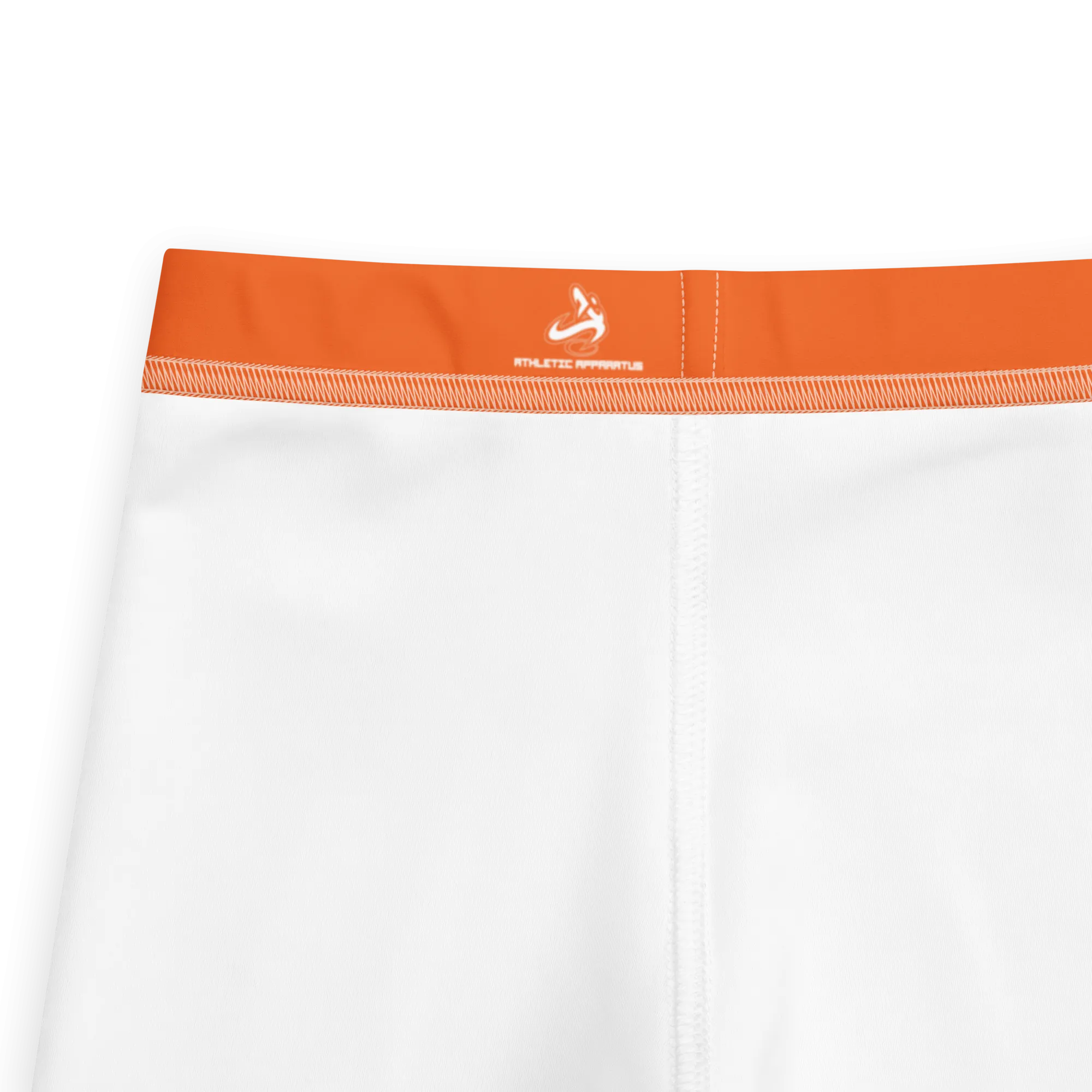 Athletic Apparatus Orange White logo White stitch Kid's Leggings