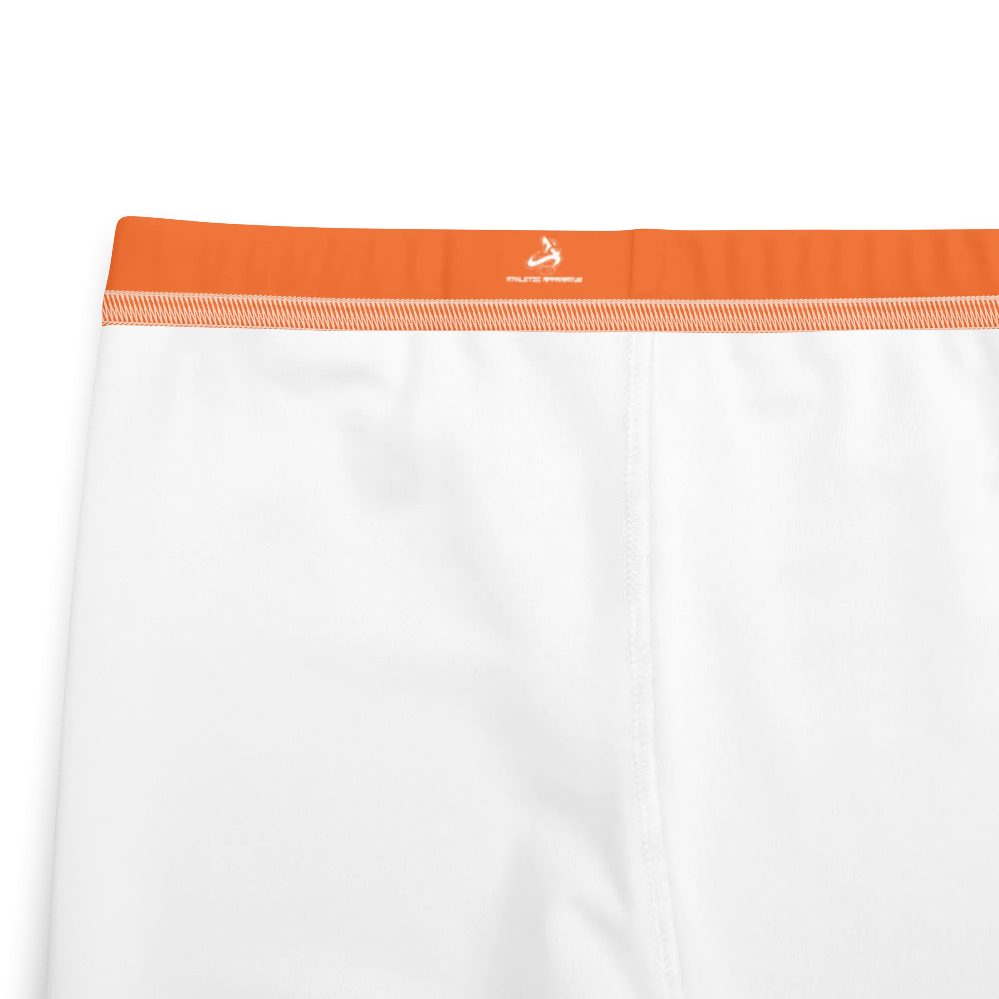 Athletic Apparatus Orange White logo White stitch V2 Youth Leggings