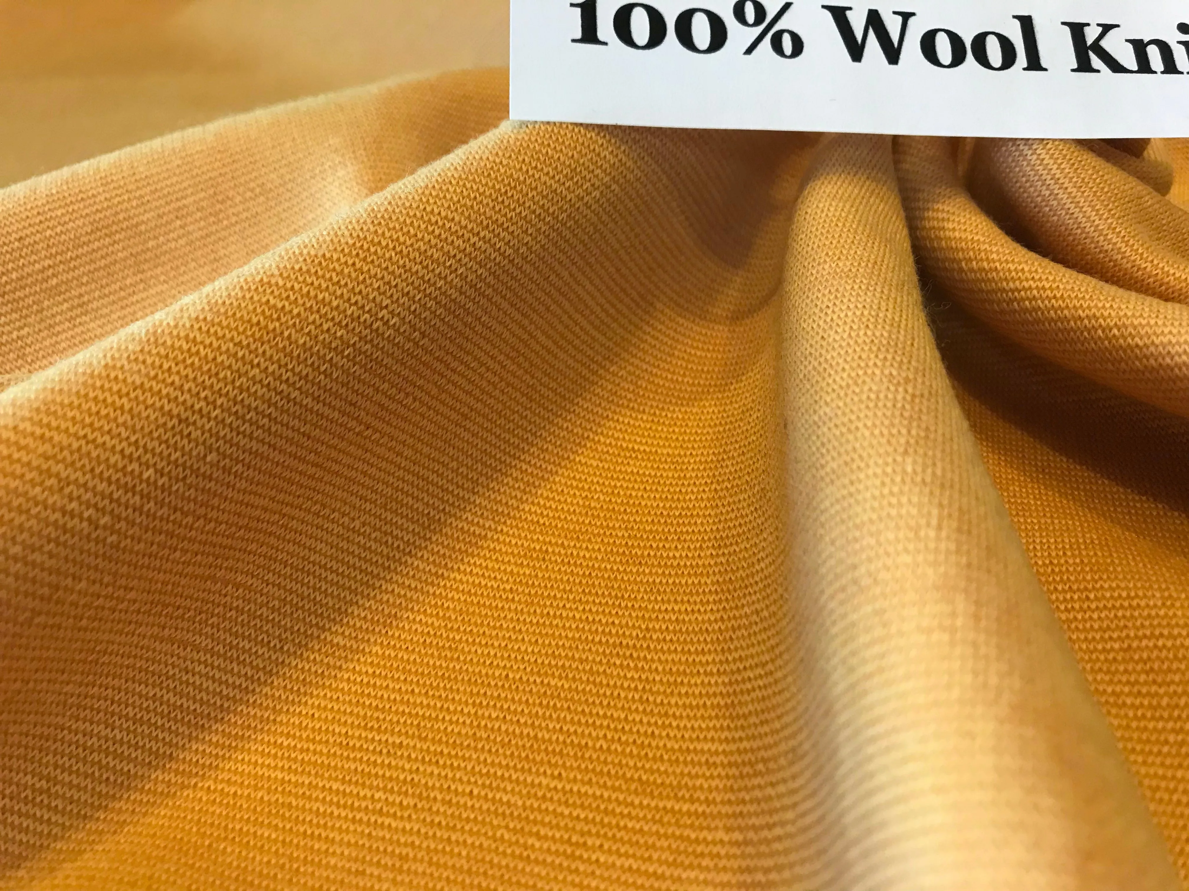 Autumn Squash 100% Wool Double Knit.    1/4 Metre Price