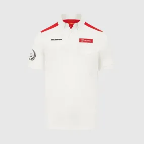 Ayrton Senna X McLaren F1 Men's Polo Shirt - White