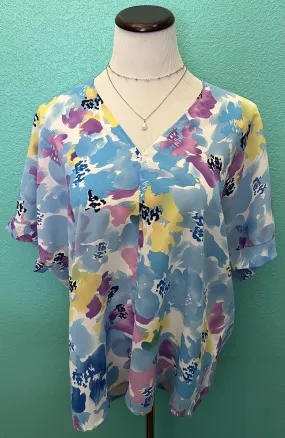 Baby Blue Tunic Top