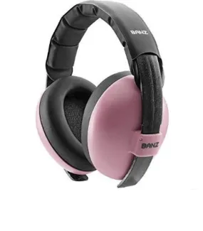 Banz Baby Earmuffs - 0-2 Year - Petal Pink