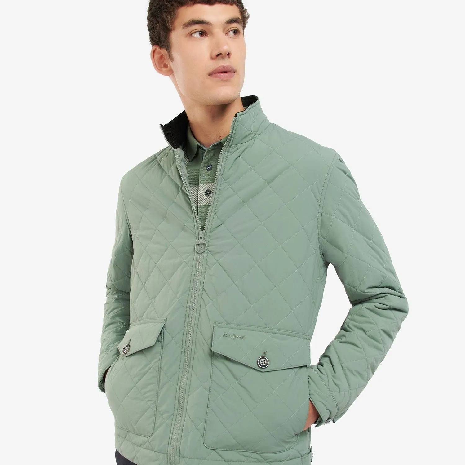 Barbour Rydal Quilt Agave Green