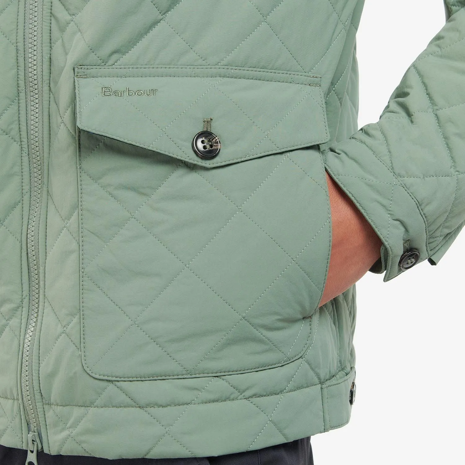 Barbour Rydal Quilt Agave Green