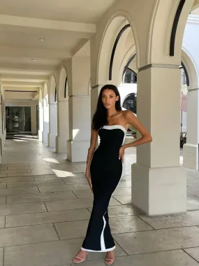 Bianca And Bridgett Ashley Midi Dress in Black