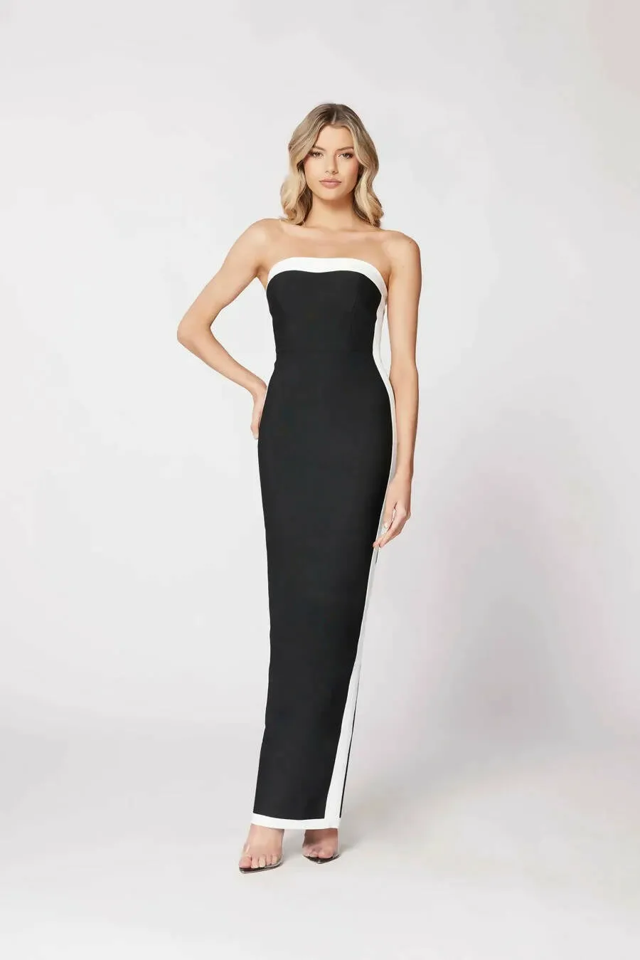 Bianca And Bridgett Ashley Midi Dress in Black