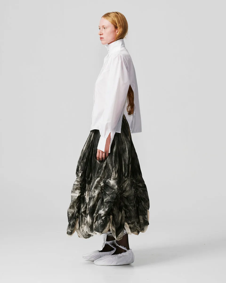 Black Curtain Skirt