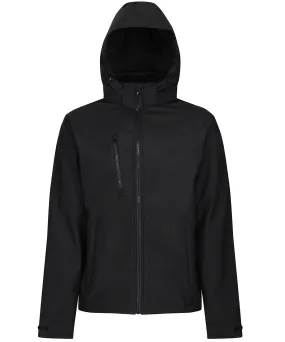 Black - Venturer 3-layer hooded softshell jacket