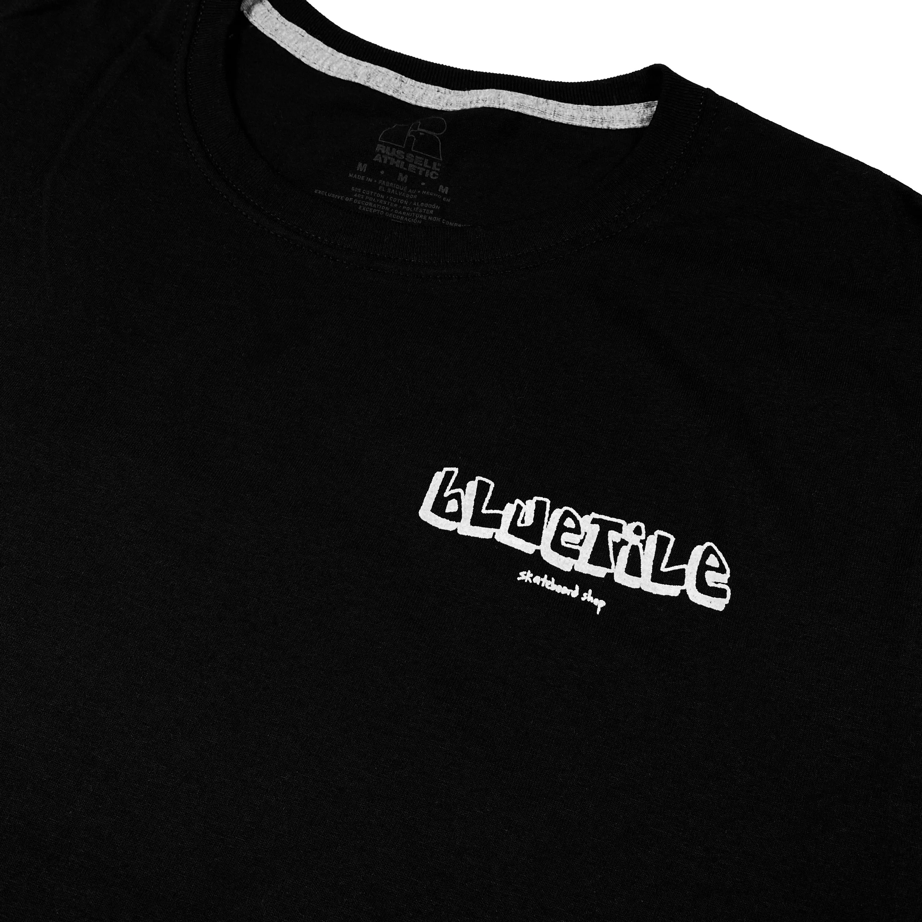 BLUETILE X SKATESHOPDAY TEE BLACK
