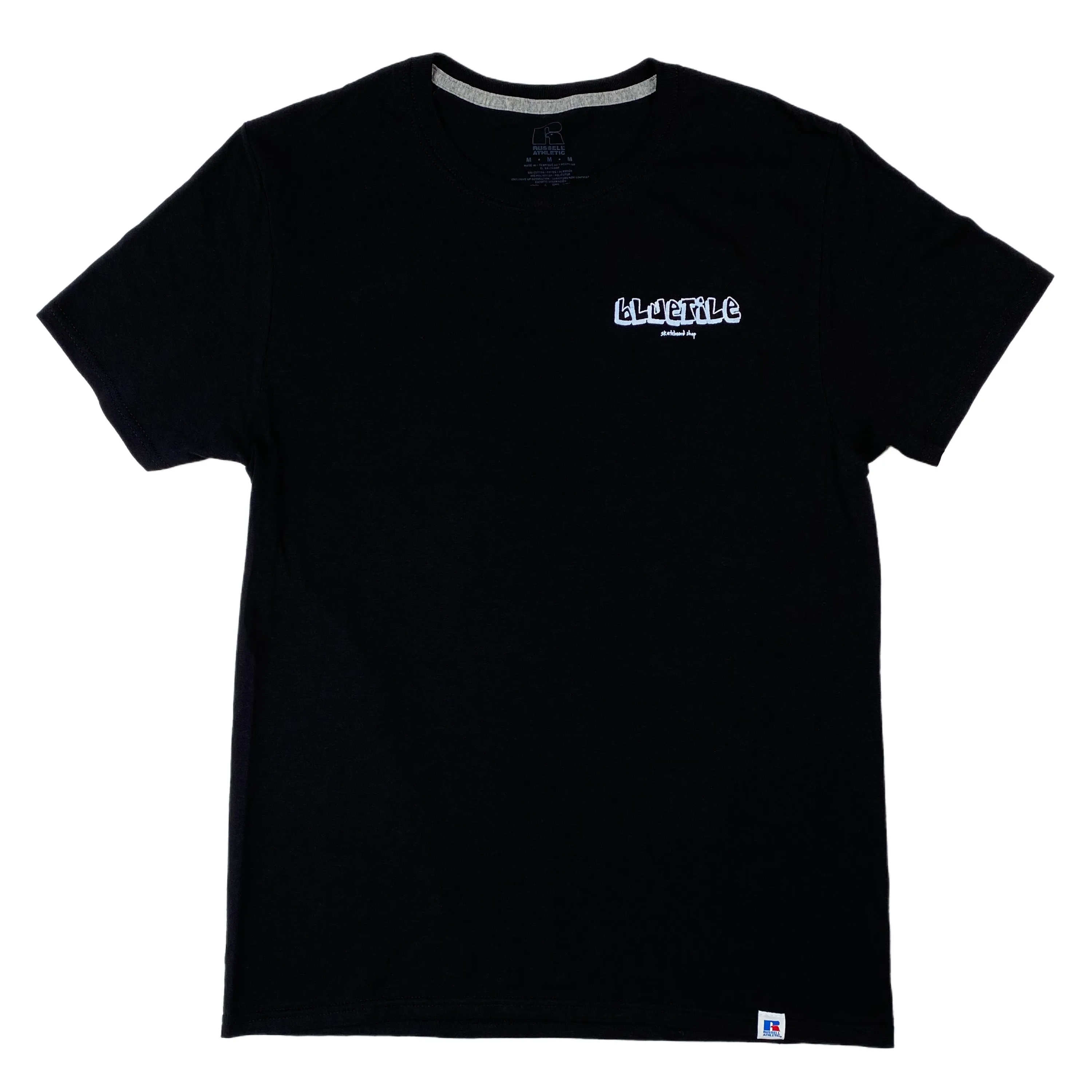 BLUETILE X SKATESHOPDAY TEE BLACK