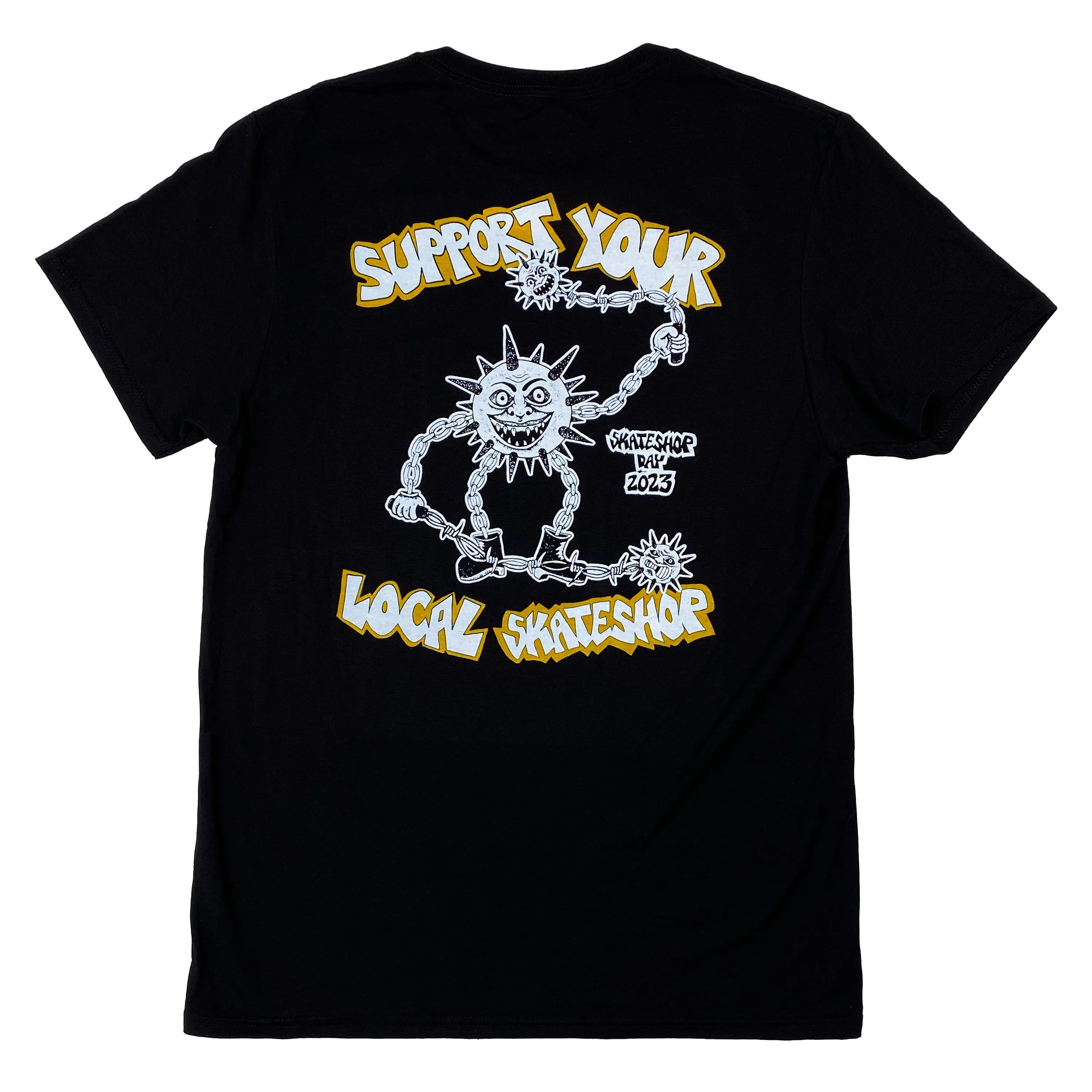BLUETILE X SKATESHOPDAY TEE BLACK