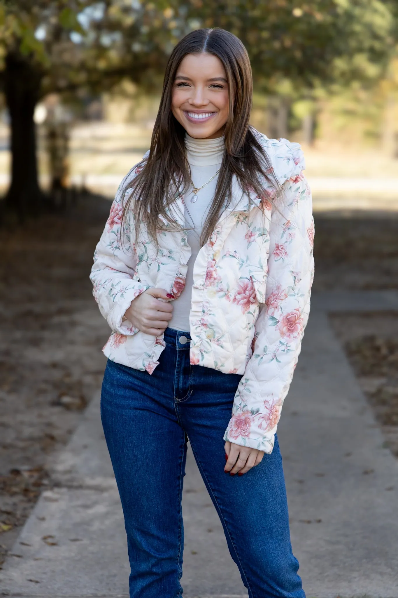 Blushing Bella Quilted Jacket