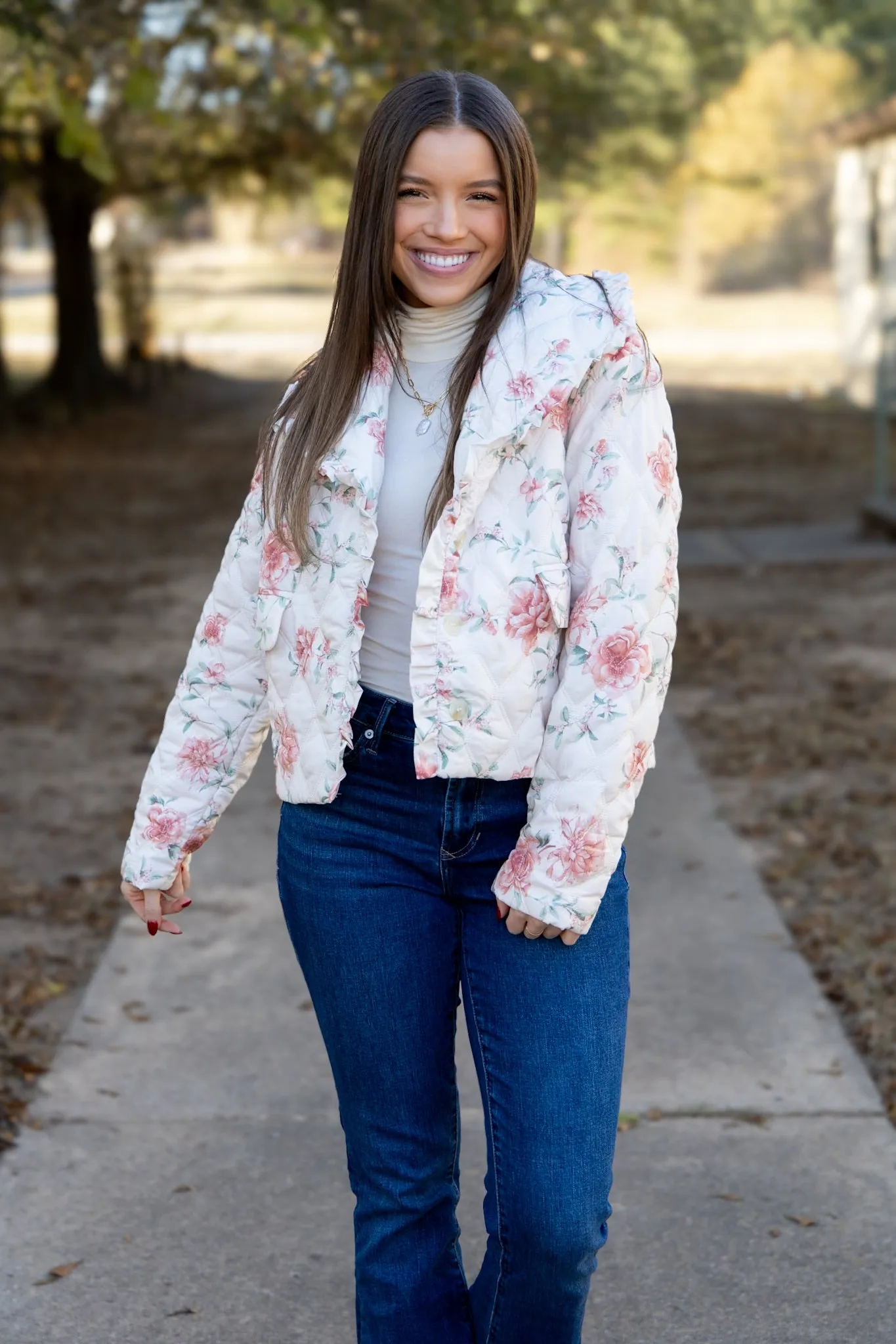 Blushing Bella Quilted Jacket
