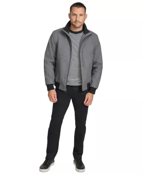 Calvin Klein Mens Bomber Jacket Coat 2XL Grey Solid