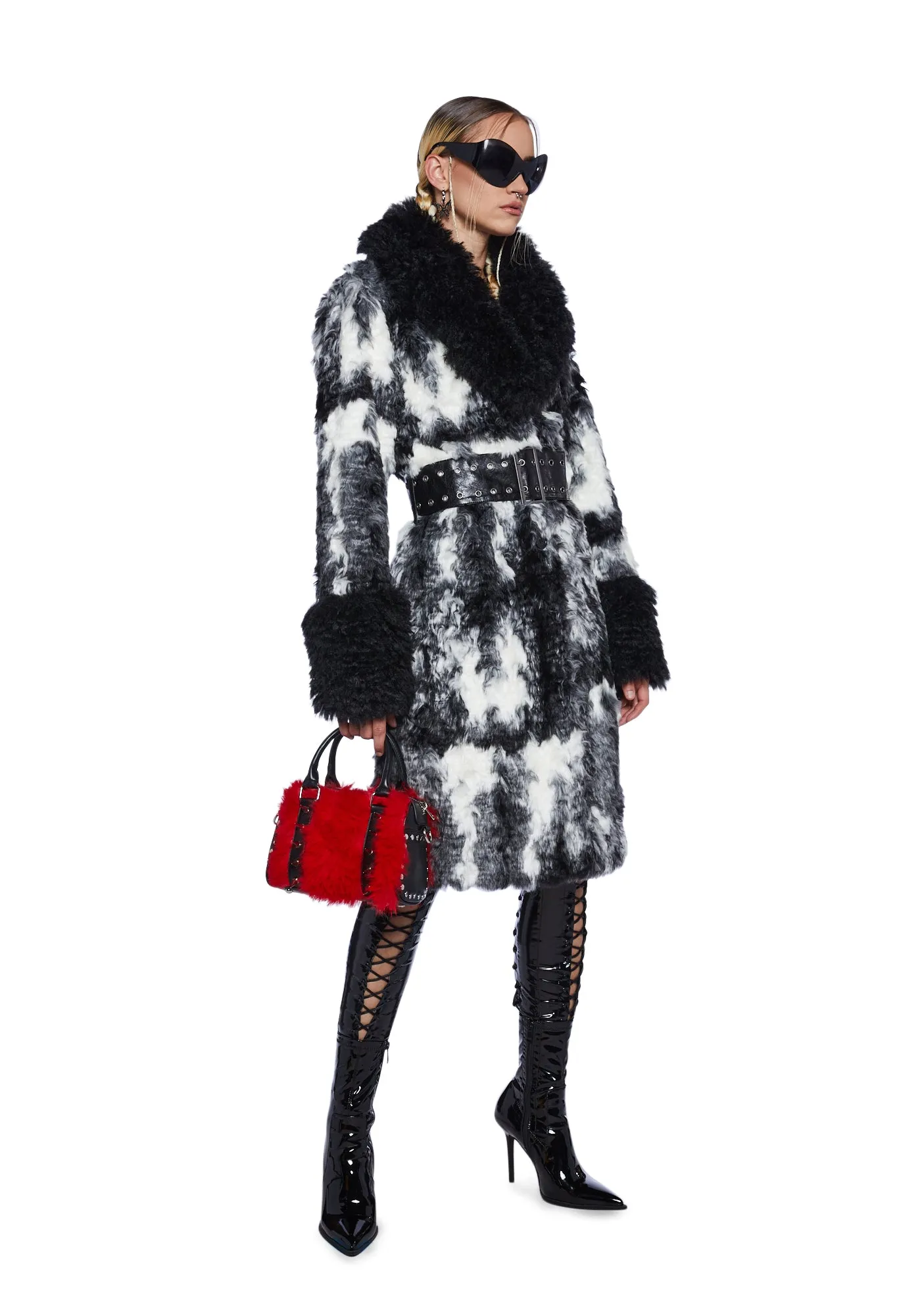Chic Chaos Faux Fur Coat