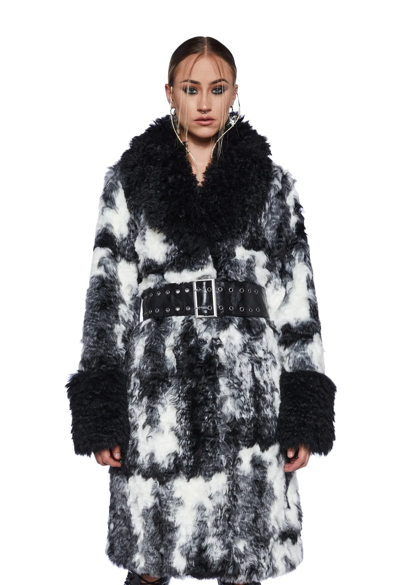 Chic Chaos Faux Fur Coat