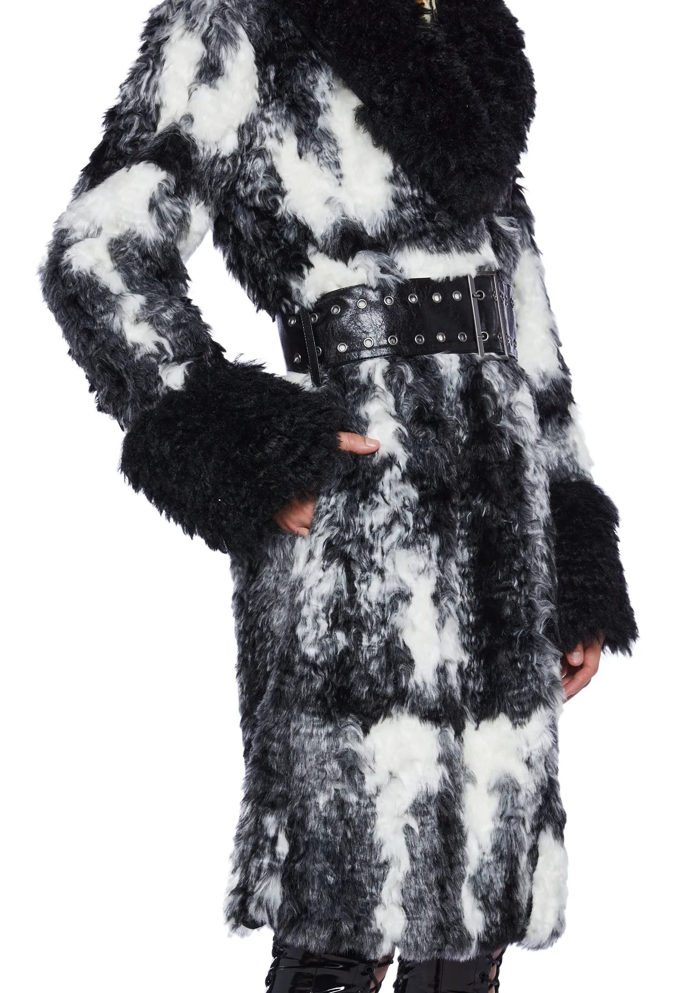 Chic Chaos Faux Fur Coat