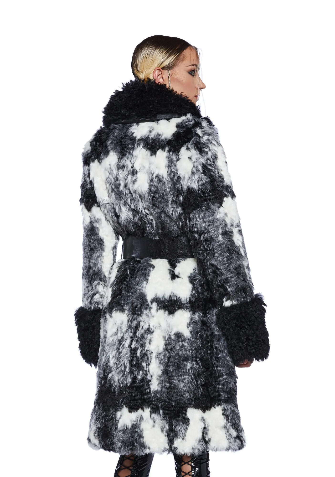 Chic Chaos Faux Fur Coat