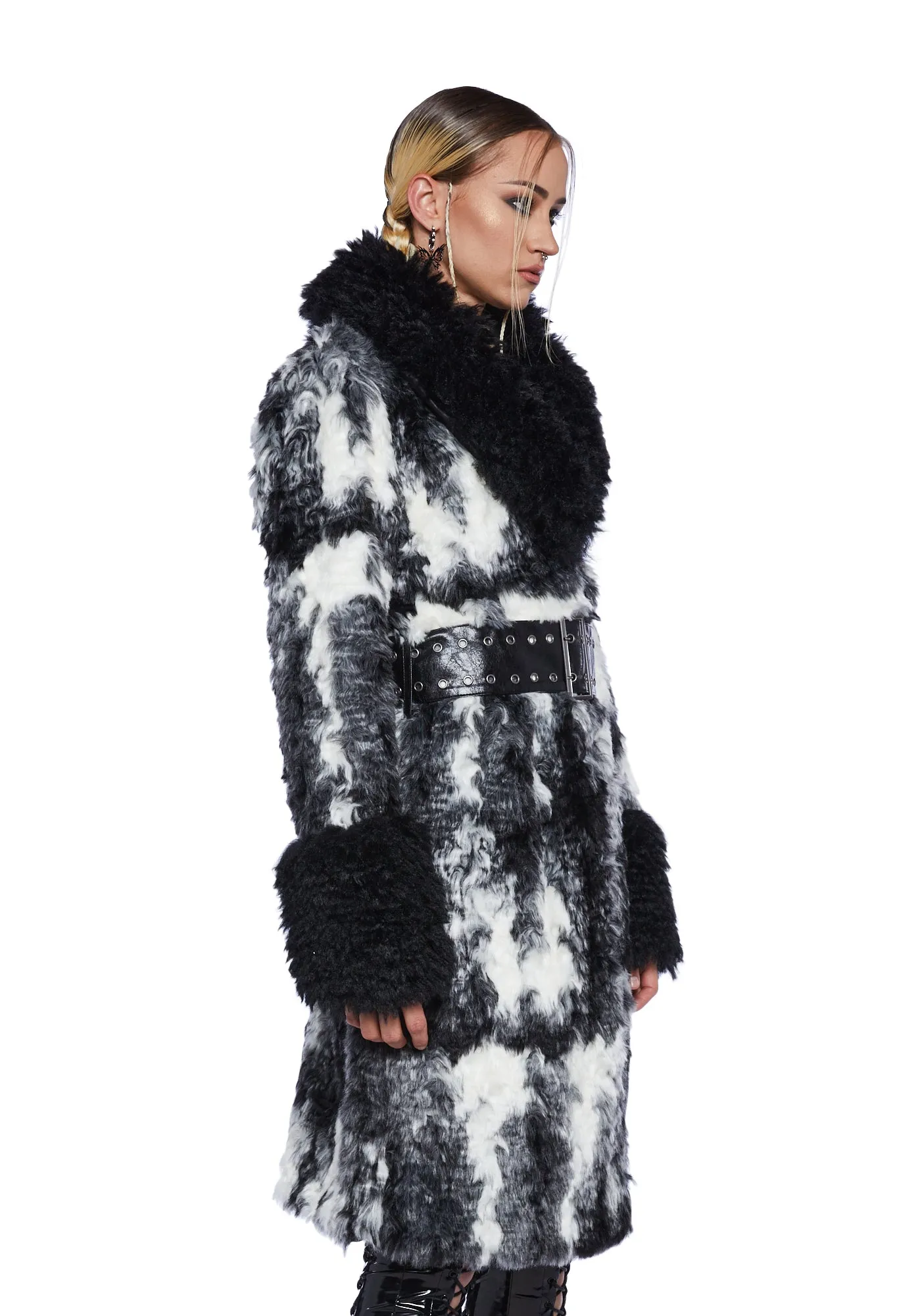 Chic Chaos Faux Fur Coat