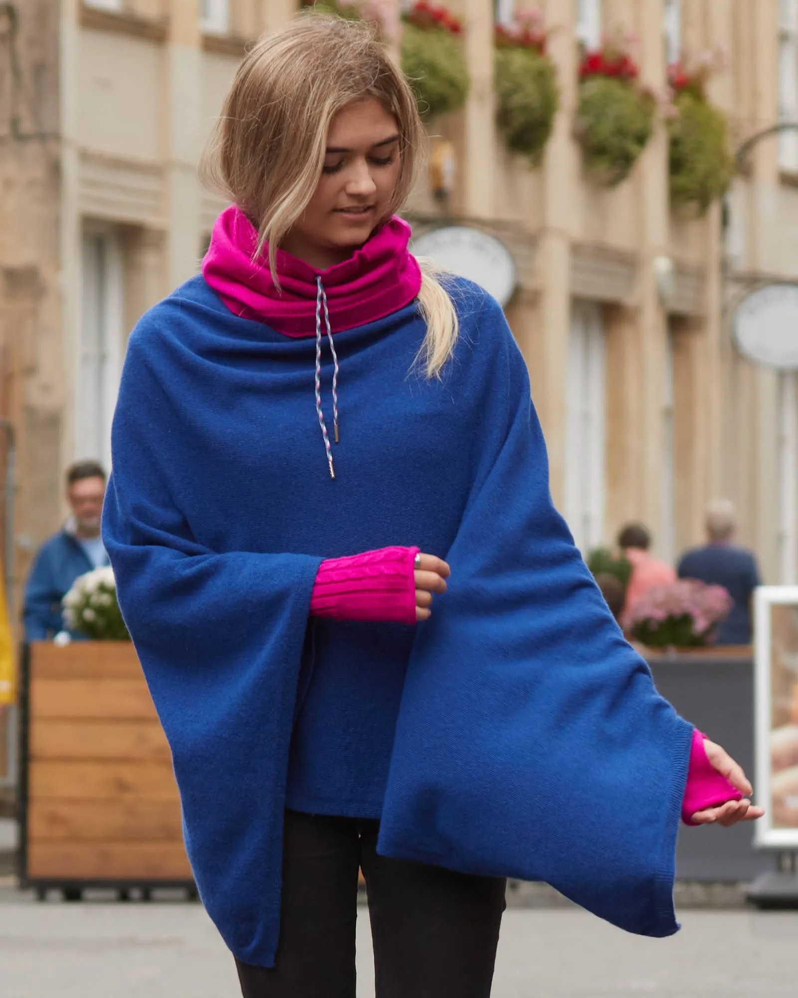 Classic Cashmere Blend Poncho