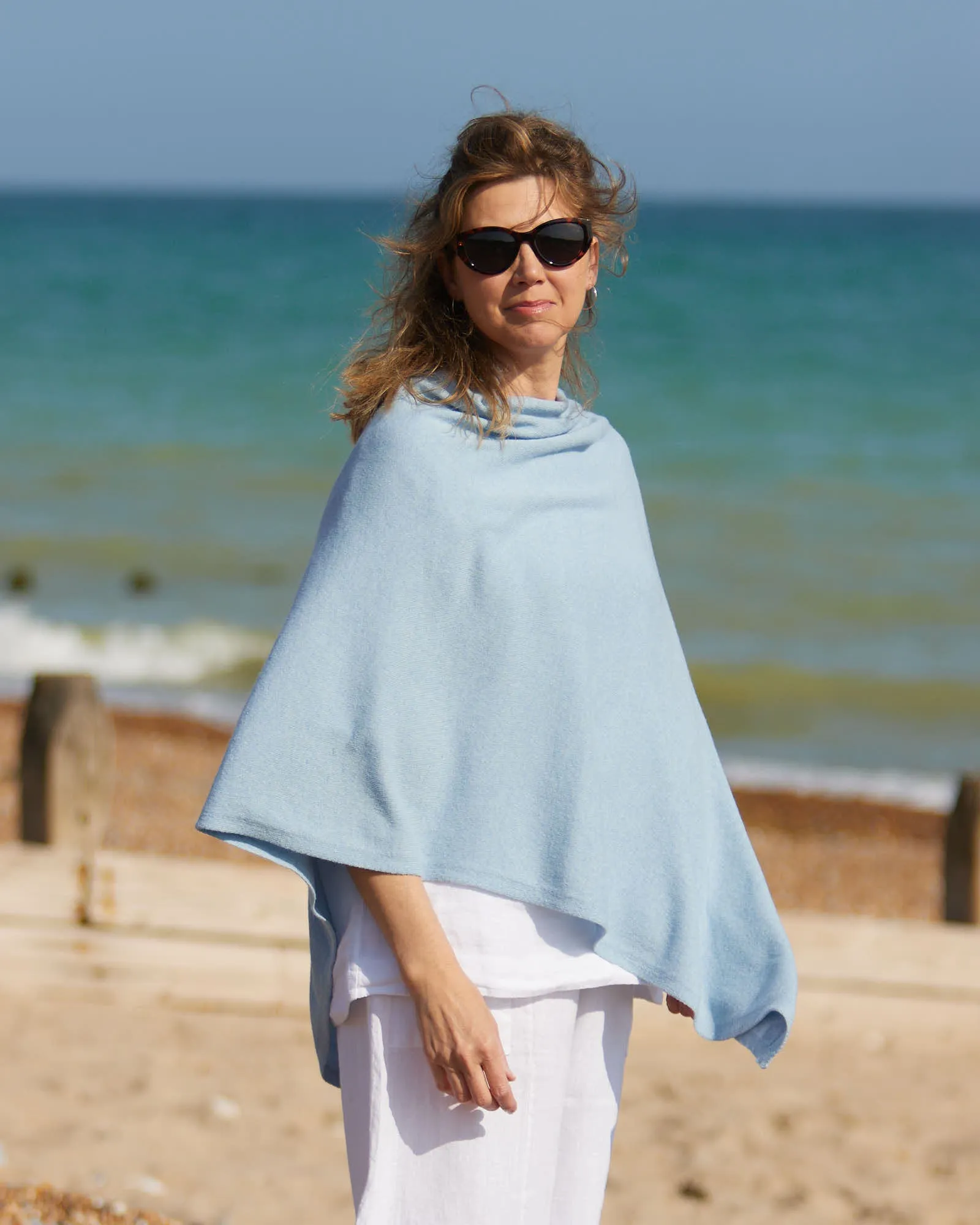 Classic Cashmere Blend Poncho