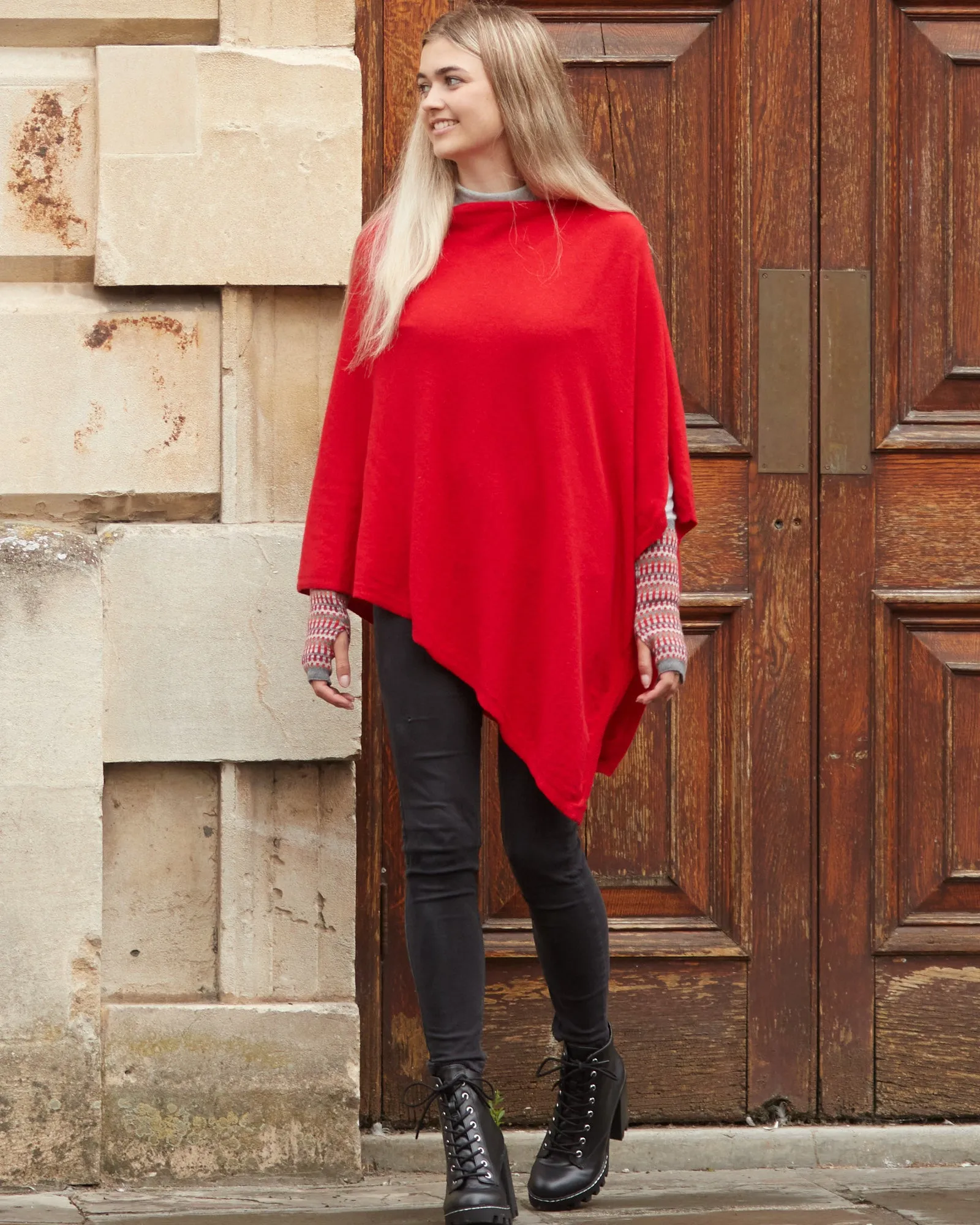 Classic Cashmere Blend Poncho
