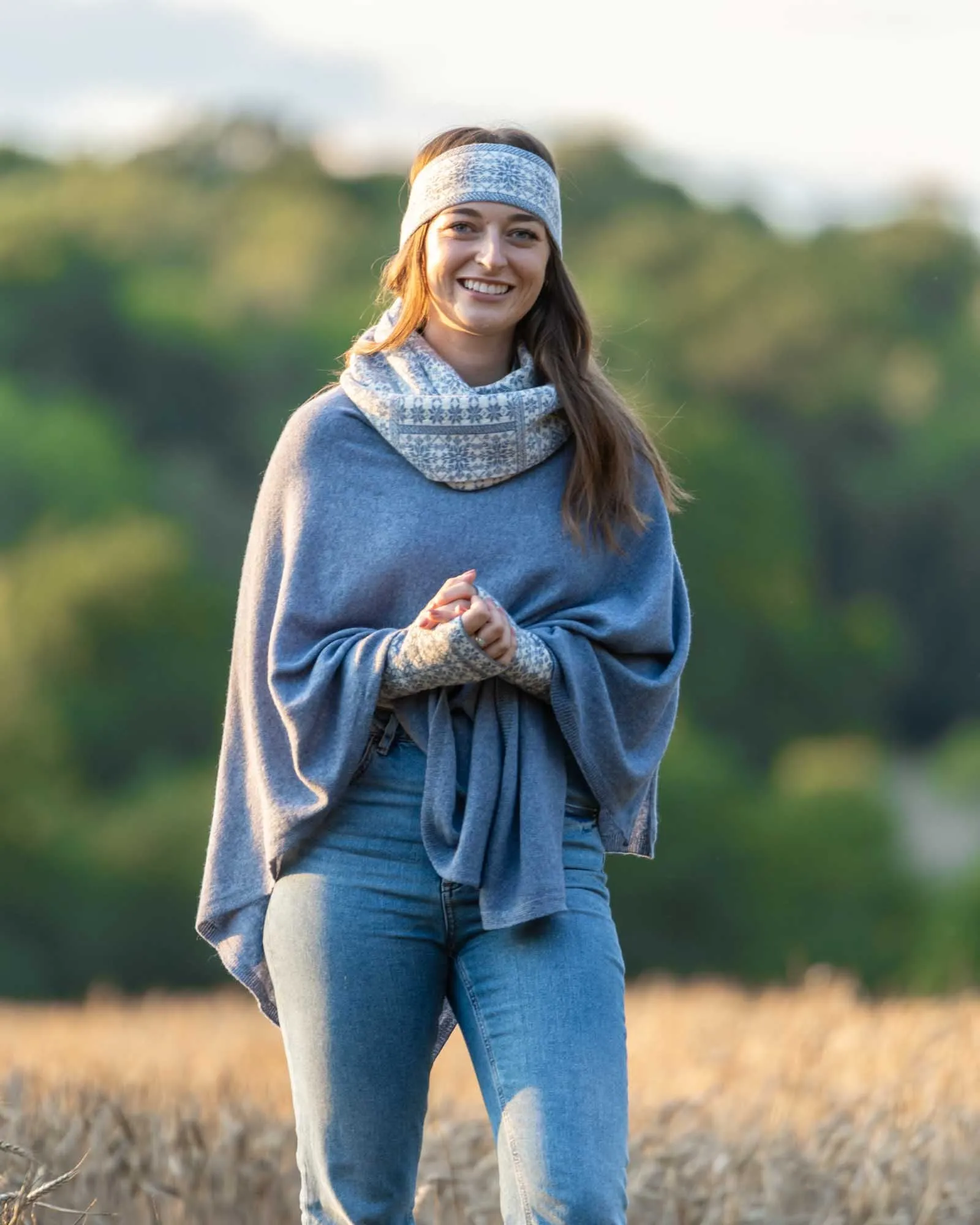 Classic Cashmere Blend Poncho
