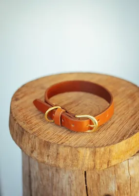 Classic Dog Collar - 18mm - Tan