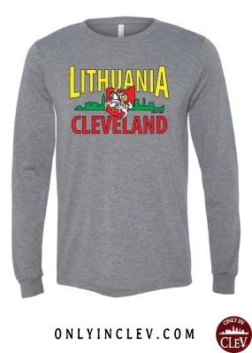 Cleveland Lithuania-Nationality Tee Long Sleeve T-Shirt