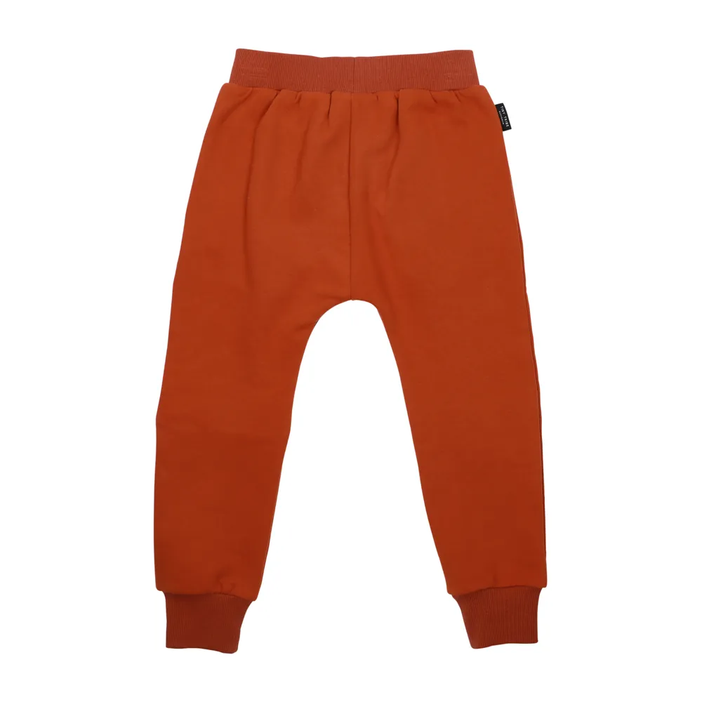 Color Block Sweatpants Cinnamon