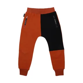Color Block Sweatpants Cinnamon