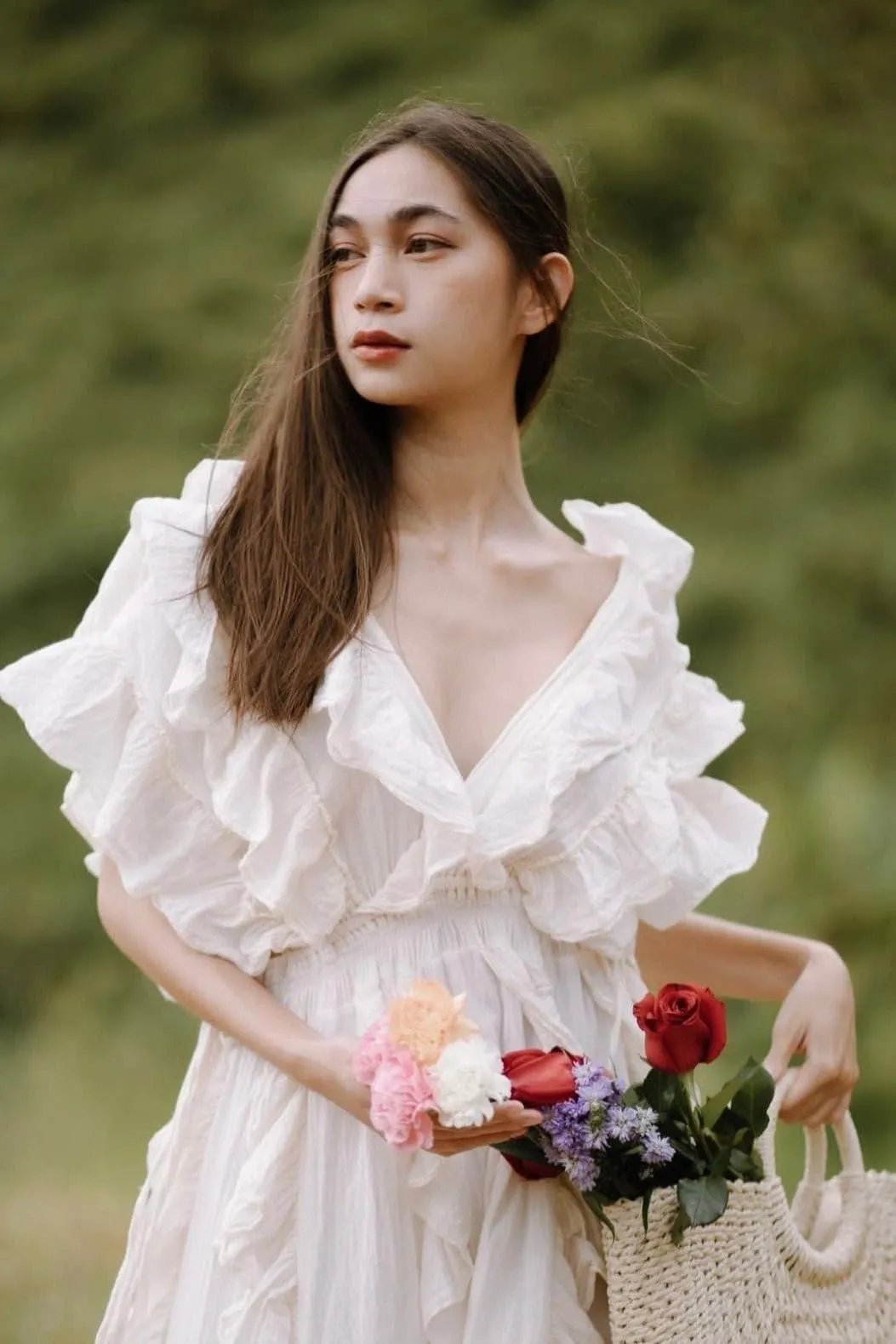 COTTON MAXI DRESS HEATH