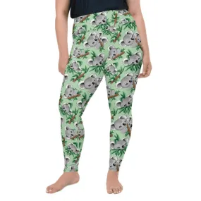 Cute Koala Plus Size Leggings